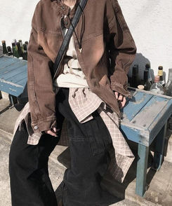 ワイド ストリングカーゴパンツ BLACK DENIM