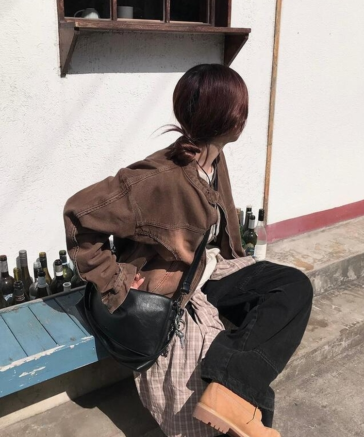 ストリングカーゴパンツ BLACK DENIM
