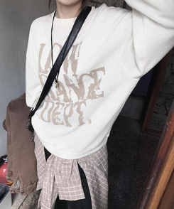 シャツ オーバーフィットチェックシャツ BEIGE