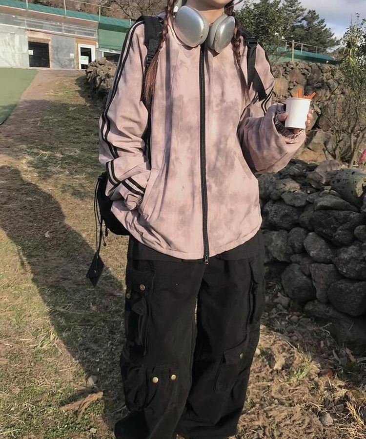 ストリングトラックラインジャンパー DUSTY PINK