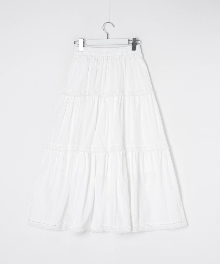 フリルロングスカート
