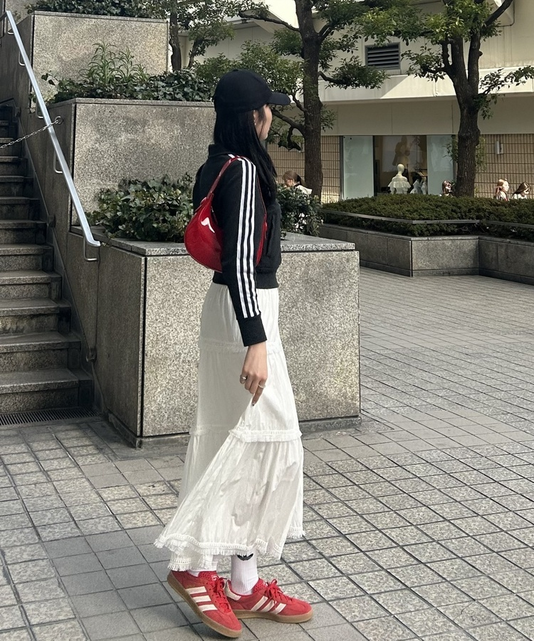 フリルロングスカート IVORY