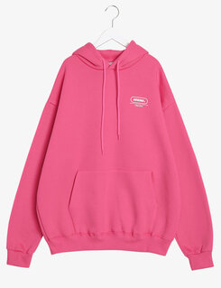 英文ポイントフードパーカー