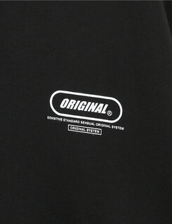 英文ポイントフードパーカー