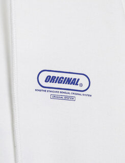 英文ポイントフードパーカー