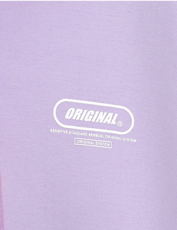 英文ポイントフードパーカー