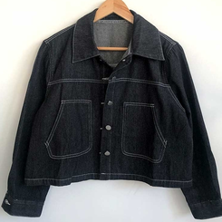 【SET】ダステッチジャケット デニムスカート