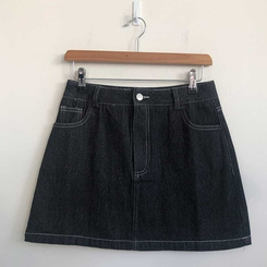 【SET】ダステッチジャケット デニムスカート