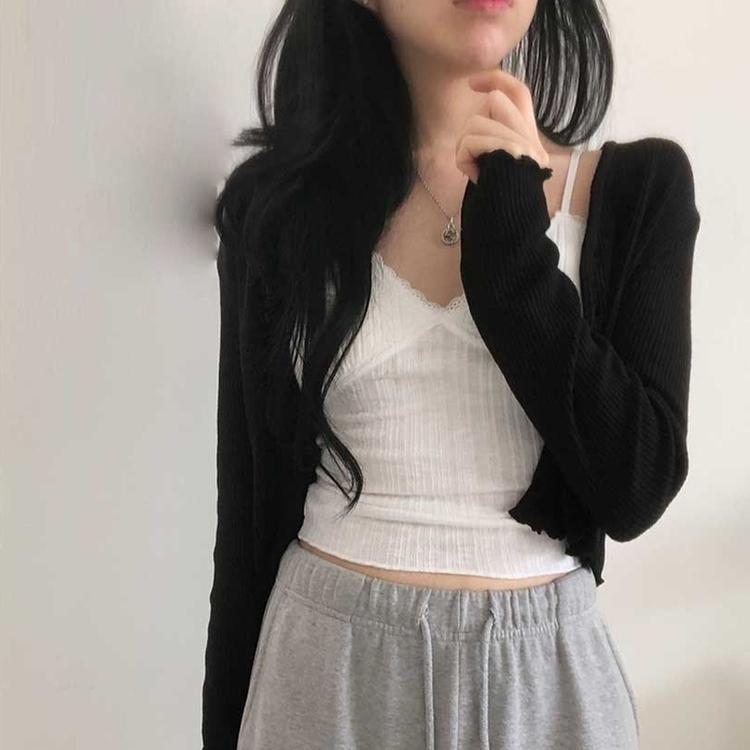 【カップ付き】レイヤードレースキャミソール WHITE