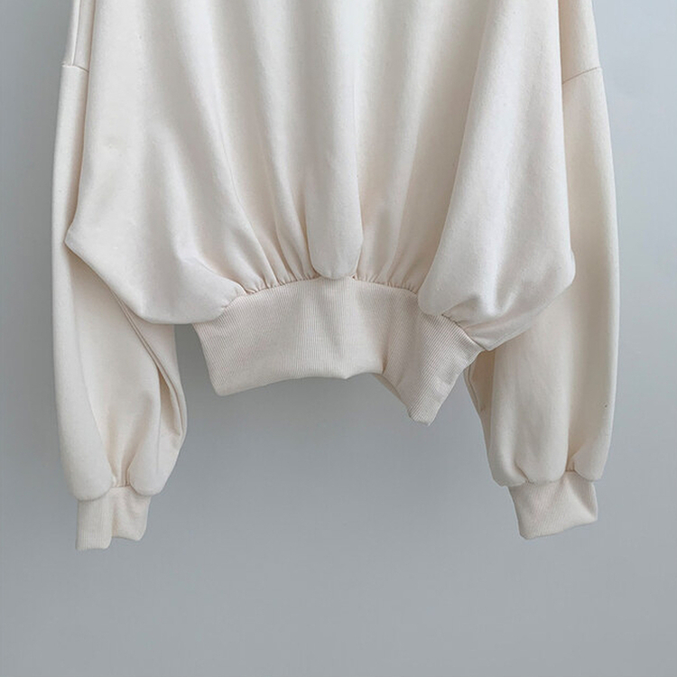 ペンダントオフショルダークロップトレーナー(5color)