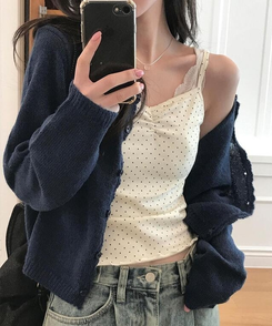 フルーティーカーディガン NAVY