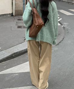 ワイド 【丈別】スチールリベットパンツ BEIGE