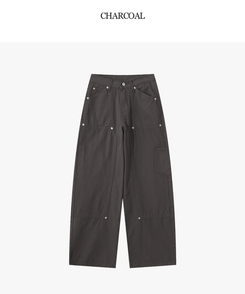 ワイド 【丈別】スチールリベットパンツ