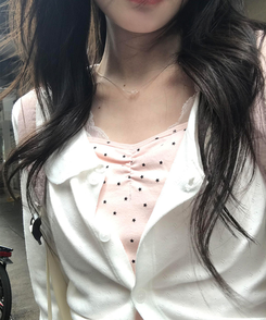 ドットシャーリングスリーブレス(11color) PINK-MINI STAR