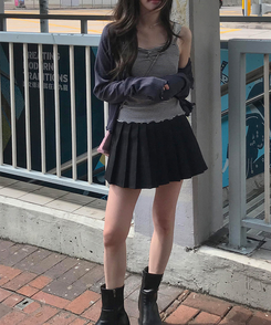 ドットシャーリングスリーブレス(11color) DARK NAVY-STRIPE