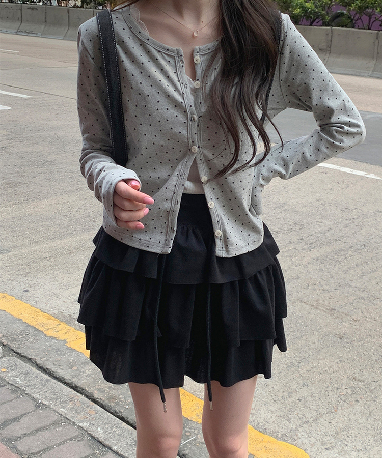 ムードミニスターカーディガン GREY