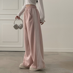 퓨츠 레이스 와이드 라인 트레이닝 롱팬츠 추리닝 6color 핑크