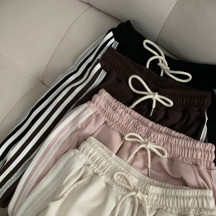 퓨츠 레이스 와이드 라인 트레이닝 롱팬츠 추리닝 6color