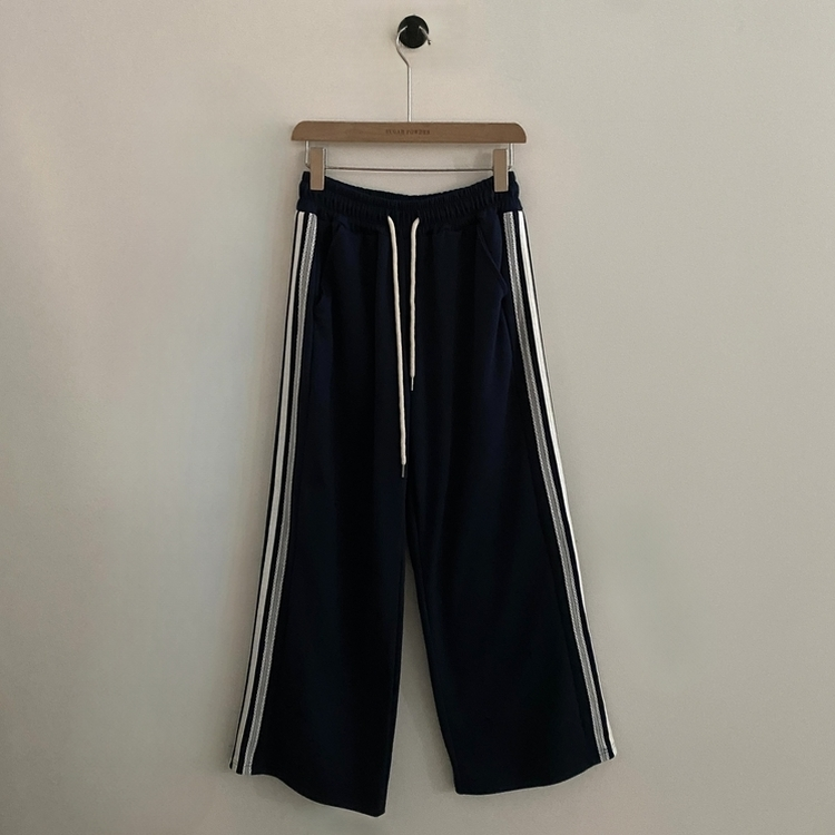 퓨츠 레이스 와이드 라인 트레이닝 롱팬츠 추리닝 6color