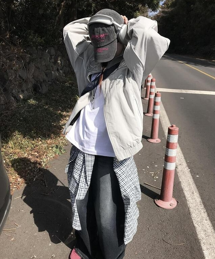 ワイド 【丈別】ウォッシングワイドバルーンパンツ DEEP BLUE