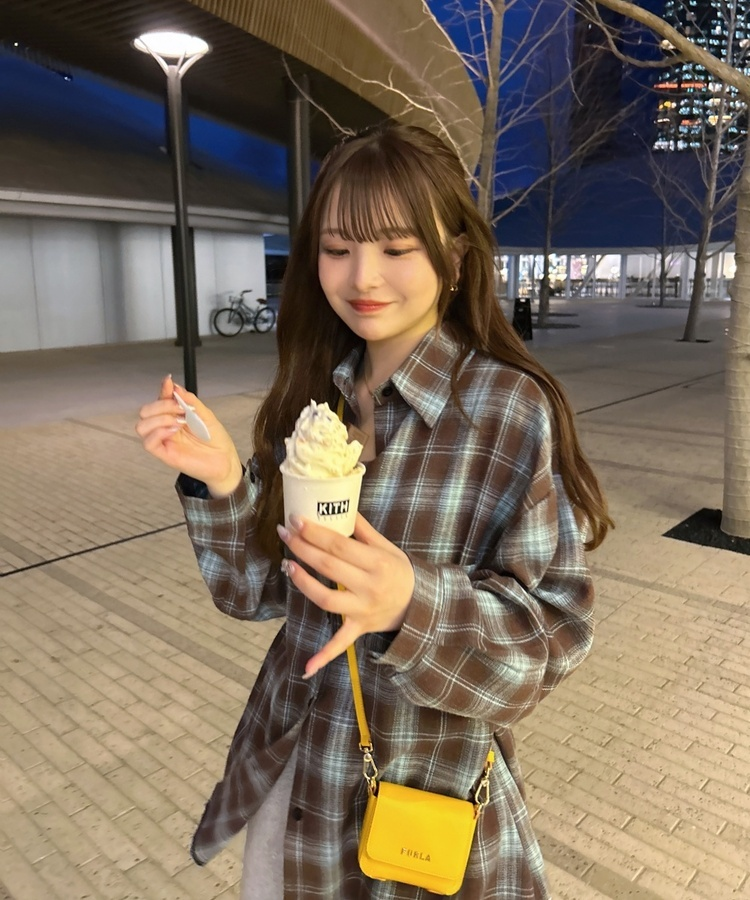 SBS25057 【さくらPICK】チェックシャツ シャツ - SONA