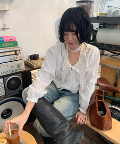 ファッション雑貨 レーススカーフ CREAM