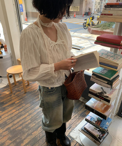 ファッション雑貨 レーススカーフ CREAM