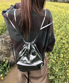 長袖Tシャツ ピグメントストライプTシャツ BURGUNDY
