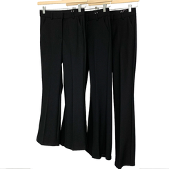 【丈別】ノーカットブーツカットスラックスパンツ