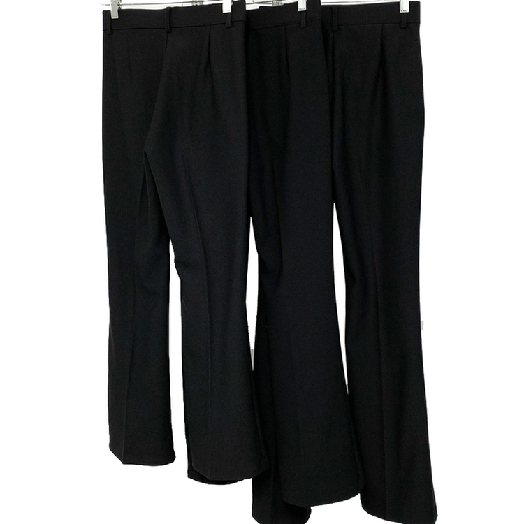 【丈別】ノーカットブーツカットスラックスパンツ