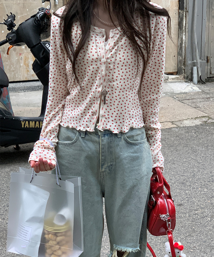 ストロベリーカーディガン CREAM