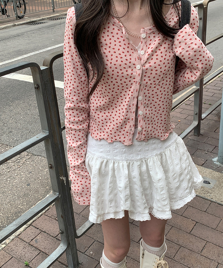 ストロベリーカーディガン PINK