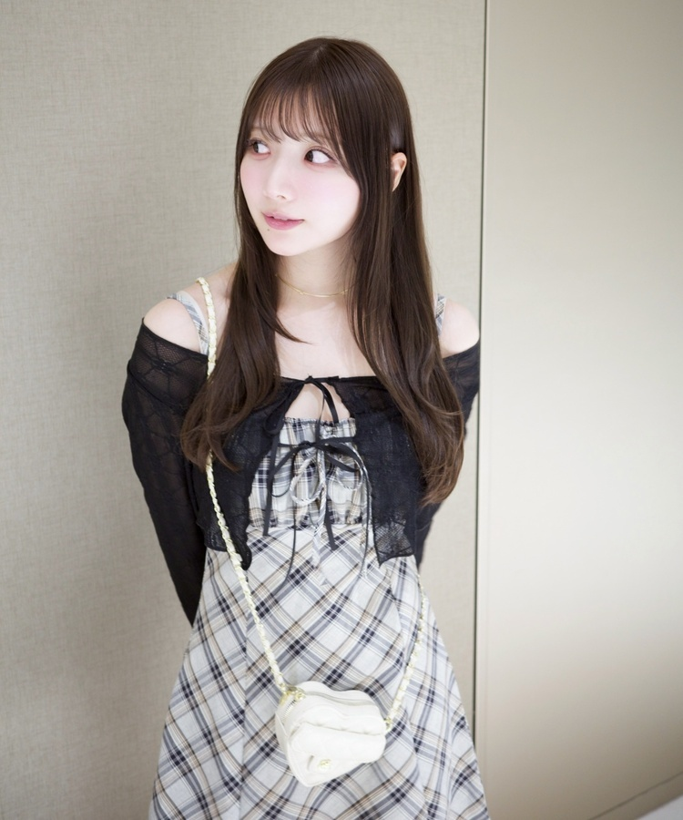 레이스 가디건 블랙