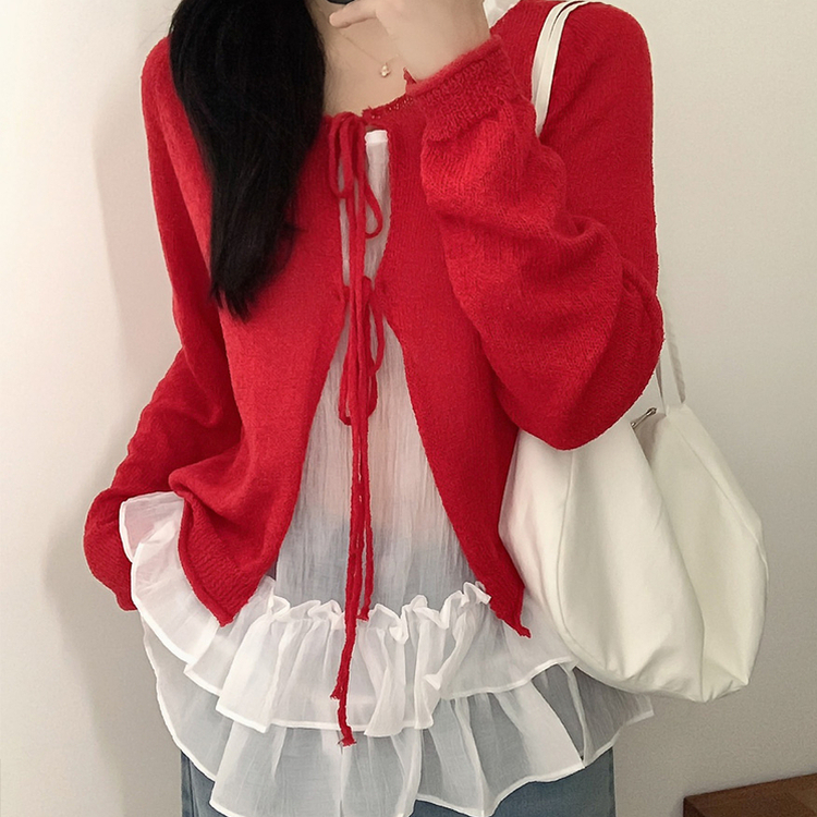ティアードレースキャミソール WHITE
