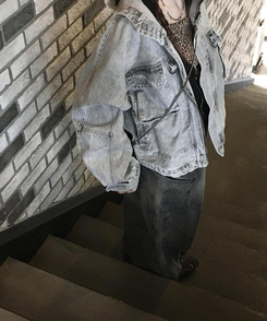 ワイド ワイドバルーンバンディングパンツ BLACK DENIM