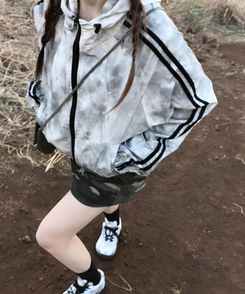 ミニスカート ドロップカモショートスカート KHAKI