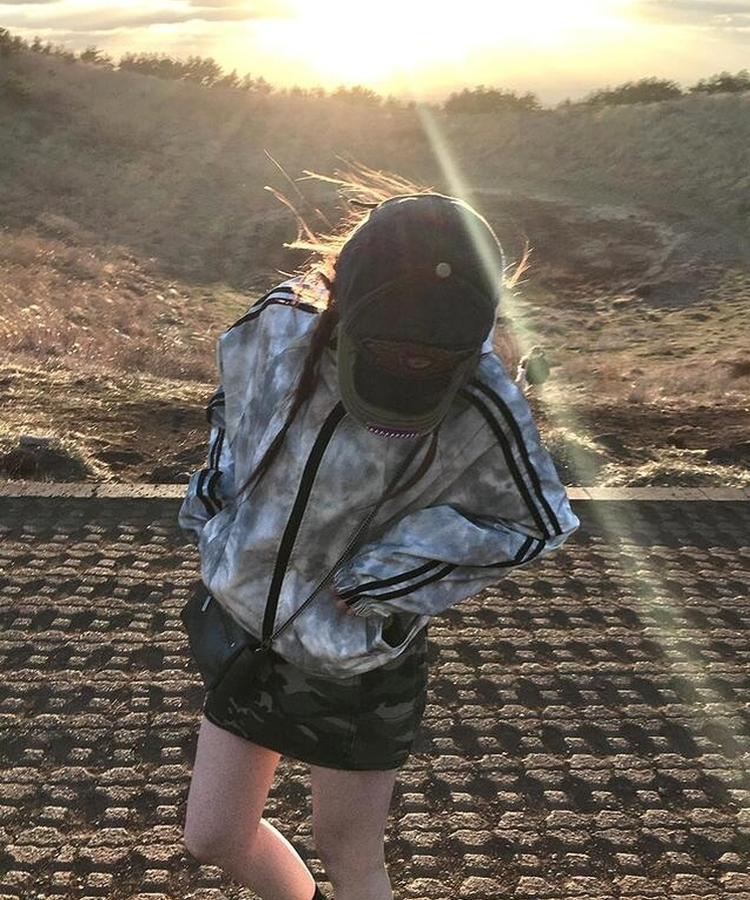 ドロップカモショートスカート KHAKI
