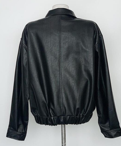 ジャケット レザージップアップジャケット
