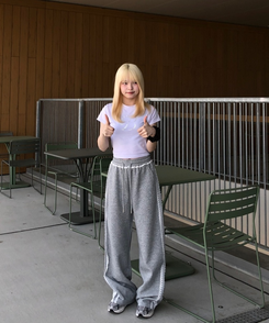 レーストラックパンツ GREY
