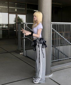 レーストラックパンツ GREY