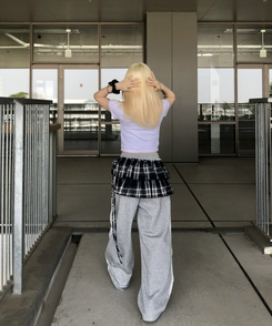 レーストラックパンツ GREY