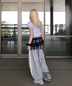 レーストラックパンツ GREY
