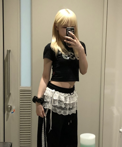レーストラックパンツ BLACK
