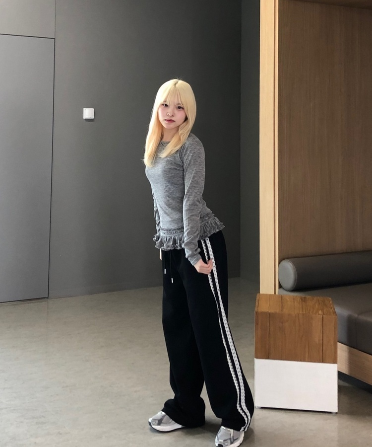 レーストラックパンツ BLACK