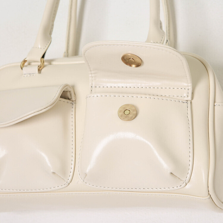 투포켓 토드숄더백