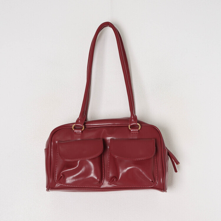 투포켓 토드숄더백