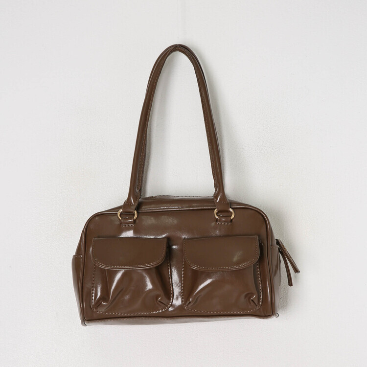 투포켓 토드숄더백