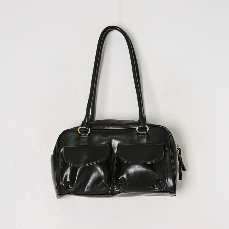 투포켓 토드숄더백