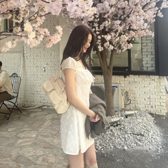 투포켓 토드숄더백 아이보리