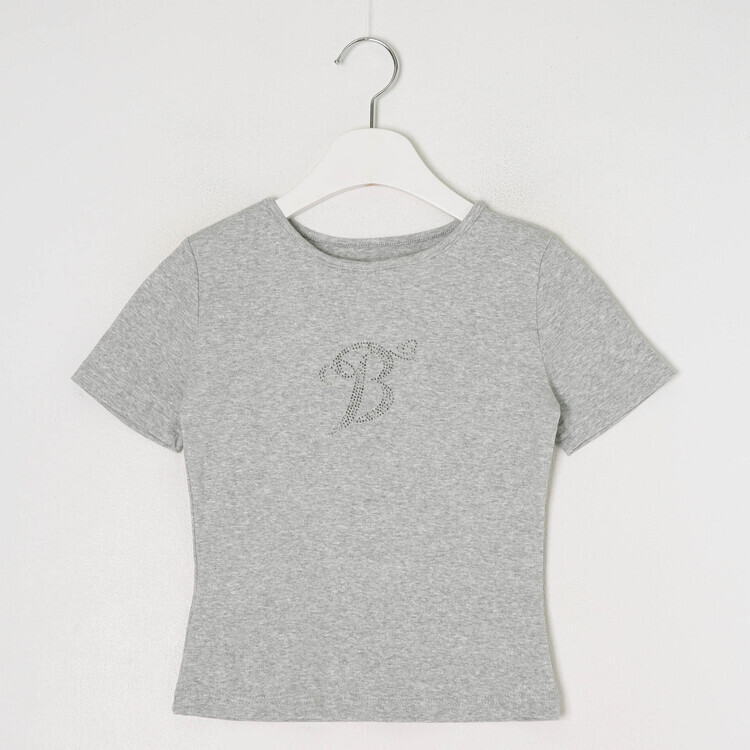 엔젤 슬림 라운드 반팔 티셔츠